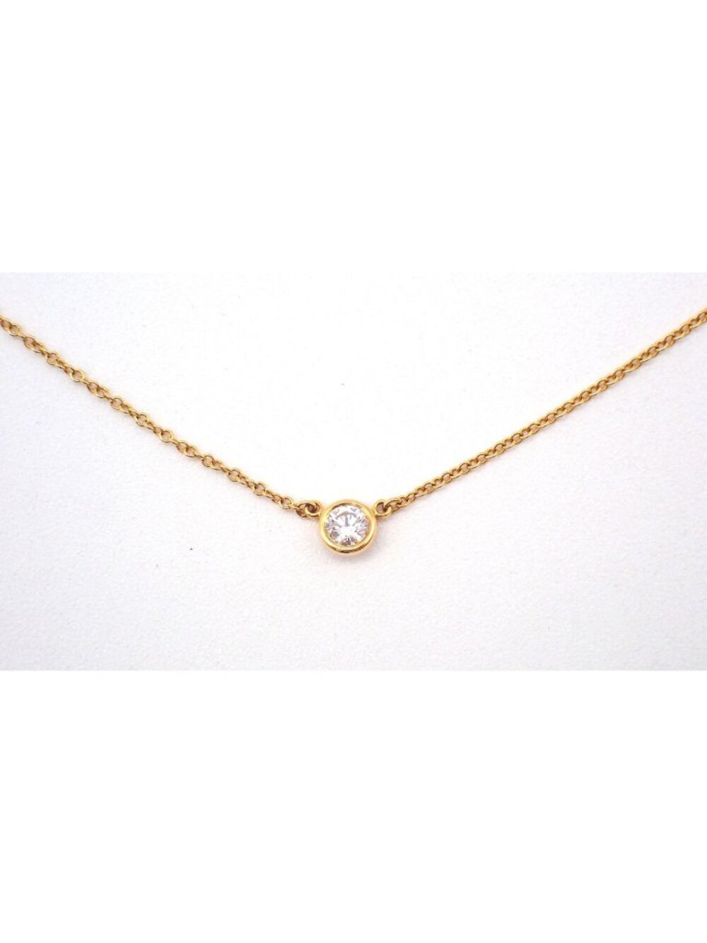 Tiffany & Co by the Yard Diamond Necklace Yellow Gold
